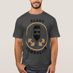 ひげとダンベル Tシャツ