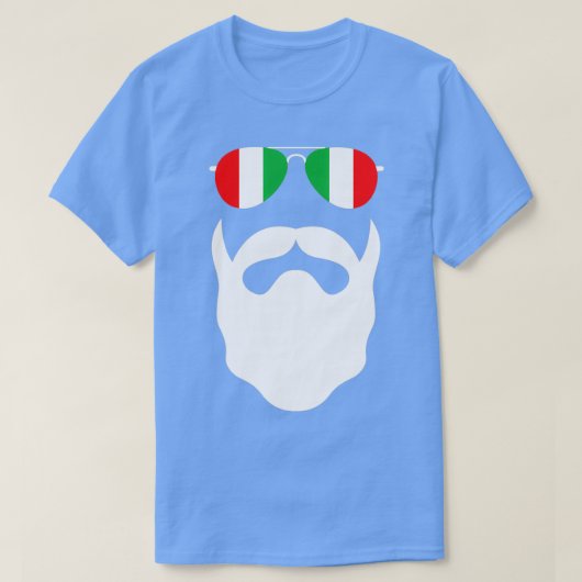 ひげと理容師のための完全ひげイタリア Tシャツ (デザイン正面)