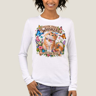 ひげに従ってねこTシャツ｜ トライブレンドＴシャツ