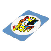 ひげのあるコリーの敏捷性 マグネット (左側)