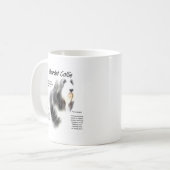 ひげのあるコリーの歴史;愛ひげのあるコリー コーヒーマグカップ (正面左)