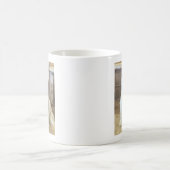 ひげのあるコリー コーヒーマグカップ (中央)