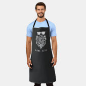 ひげのあるパパおもしろいは、より良い父親の日である エプロン (着用した状態)