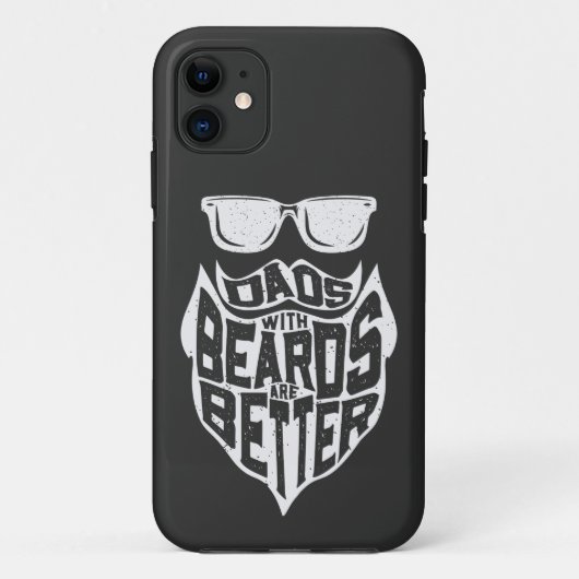 ひげのあるパパおもしろいは、より良い父親の日である Case-Mate iPhoneケース (裏面)