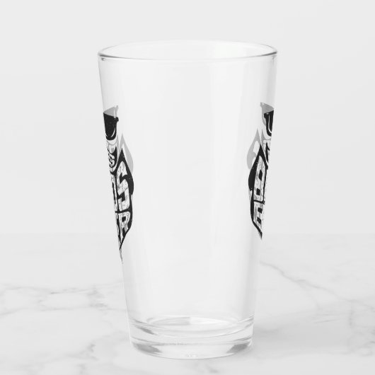 ひげのあるパパおもしろいは、より良い父親の日のフロスである タンブラーグラス (左)