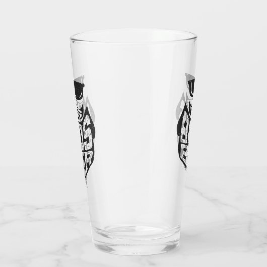 ひげのあるパパおもしろいは、より良い父親の日のフロスである タンブラーグラス (右)