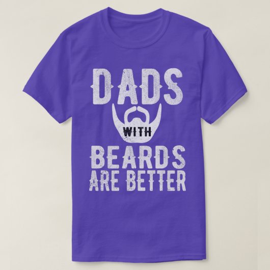 ひげのあるパパはパパの贈り物だ Tシャツ (デザイン正面)