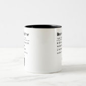 ひげのある先生の定義 ツートーンマグカップ (中央)