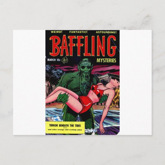 ひげのある沼の男 ポストカード (正面)