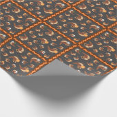 ひげのある野鳥観察ひげのあるバードボナンザ ラッピングペーパー (角)