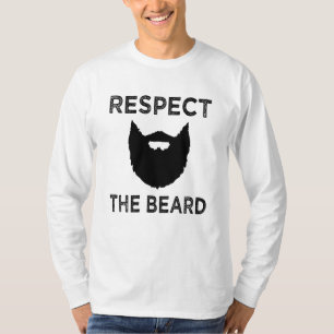 ひげのおもしろいな人のワイシャツを尊重して下さい Tシャツ