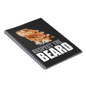 ひげのおもしろいな髭があるドラゴンを尊重して下さい ノートブック (右側)