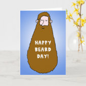 ひげのためのバースデー・カード カード (黄色い花)