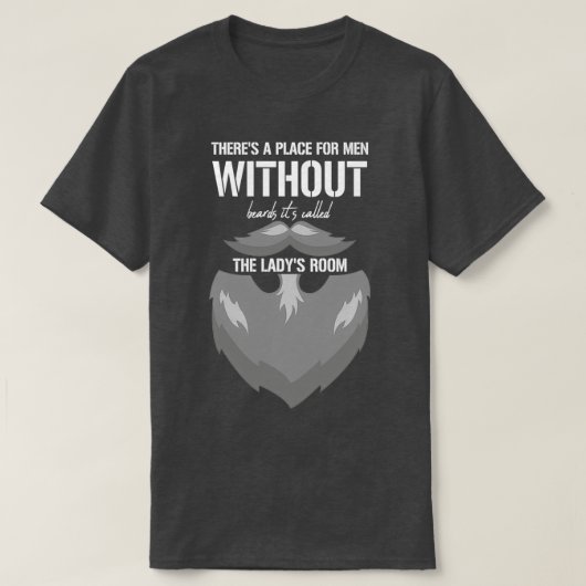 ひげのない男性へ所がtと呼ばれる tシャツ (デザイン正面)