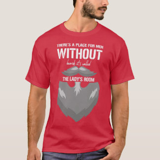 ひげのない男性へ所がtと呼ばれる tシャツ