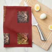 ひげのふきんのpoema キッチンタオル (四つ折り)