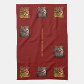 ひげのふきんのpoema キッチンタオル (縦)