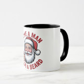 ひげのサンタが好きなクリスマス マグカップ (正面右)