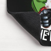 ひげのサンタクロースのクリスマスを尊重おもしろいする マウスパッド (コーナー)