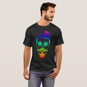 ひげのスカル Tシャツ