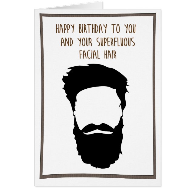 ひげのファッションのモダンな取得 (正面)