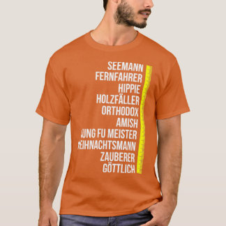 ひげのホルダーひげの長さMeasureひげ車 Tシャツ