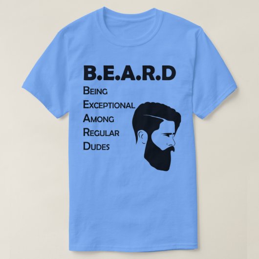 ひげのレギュラーダッドの中で例外的5 Tシャツ (デザイン正面)