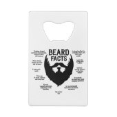 ひげの事実(黒) クレジットカード栓抜き (裏面)