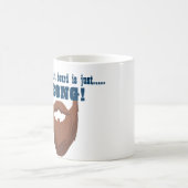 ひげの大きいマグのない生命 コーヒーマグカップ (中央)