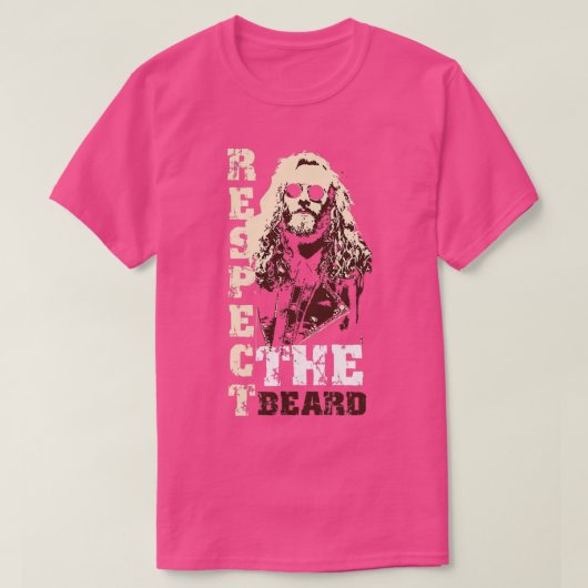 ひげの尊敬ワールドヒゲの日2 Tシャツ (デザイン正面)