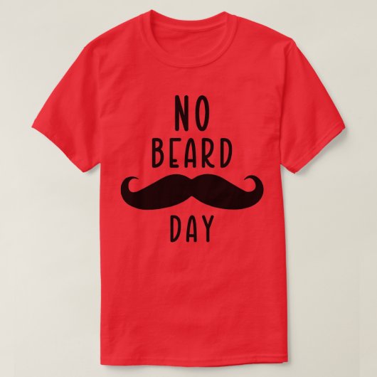 ひげの日4 Tシャツ (デザイン正面)