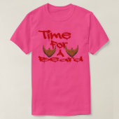 ひげの時間 Tシャツ (デザイン正面)