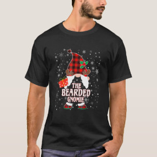 ひげの格言バッファロープレイドマッチングファミリーキリスト Tシャツ