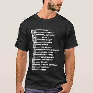 ひげの測定 Tシャツ