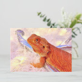 ひげの生えたドラゴンと明るいメリーフラットをチーク シーズンカード (スタンド正面)