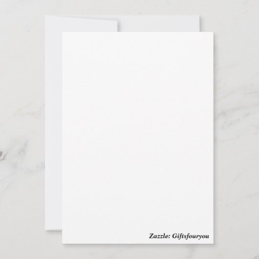 ひげの生活を受け入れる:責任のお祝い 招待状 (裏面)