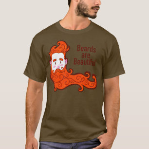 ひげはきれいだ Tシャツ