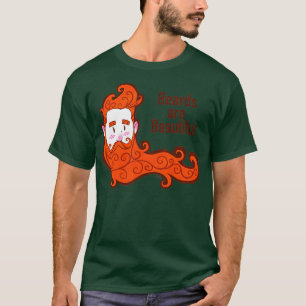ひげはきれいだ Tシャツ