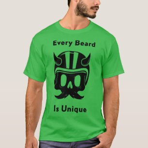 ひげはすべてユニークTクラシックシャツ Tシャツ