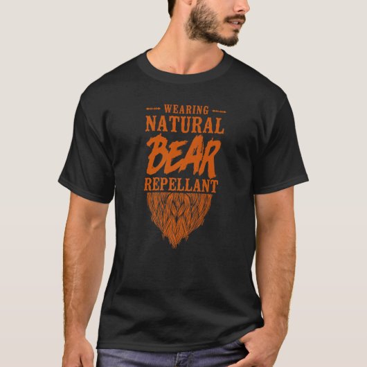 ひげひげを生やした男ジンジャーヒゲ私の自然を着て Tシャツ (正面)