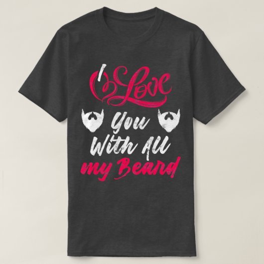 ひげひげベアラギフトヒゲ13 Tシャツ (デザイン正面)