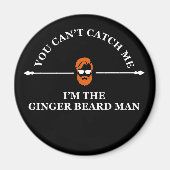 ひげをおもしろいした引用文 マグネット (正面)