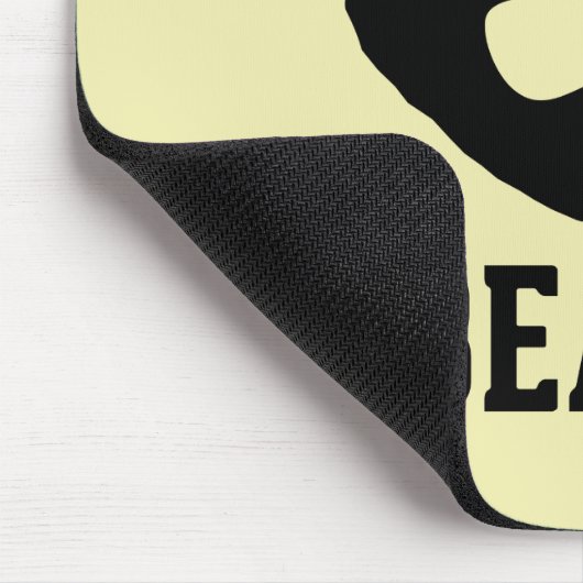 ひげを尊重して下さい マウスパッド (コーナー)