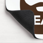 ひげを尊重して下さい マウスパッド (コーナー)