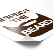 ひげを尊重する フォトプリント            (角)