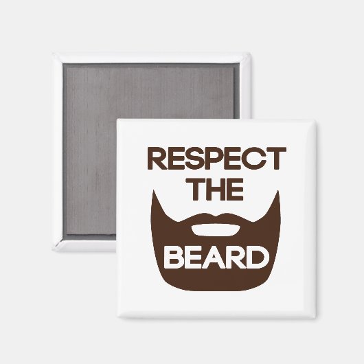 ひげを尊重する マグネット (正面/裏面)
