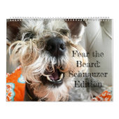 ひげを恐れて下さい: シュナウツァーの版 カレンダー (カバー)