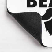 ひげを恐れて下さい マウスパッド (コーナー)