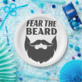 ひげを恐れる ペーパープレート (パーティー)