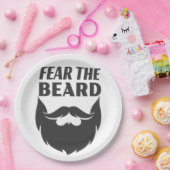 ひげを恐れる ペーパープレート (パーティー)